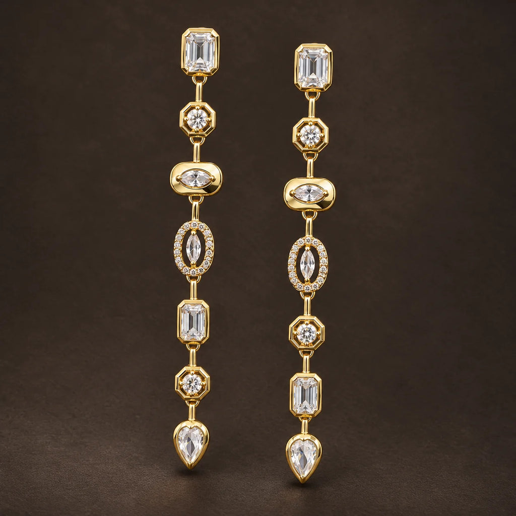 Crystal Drop Earrings