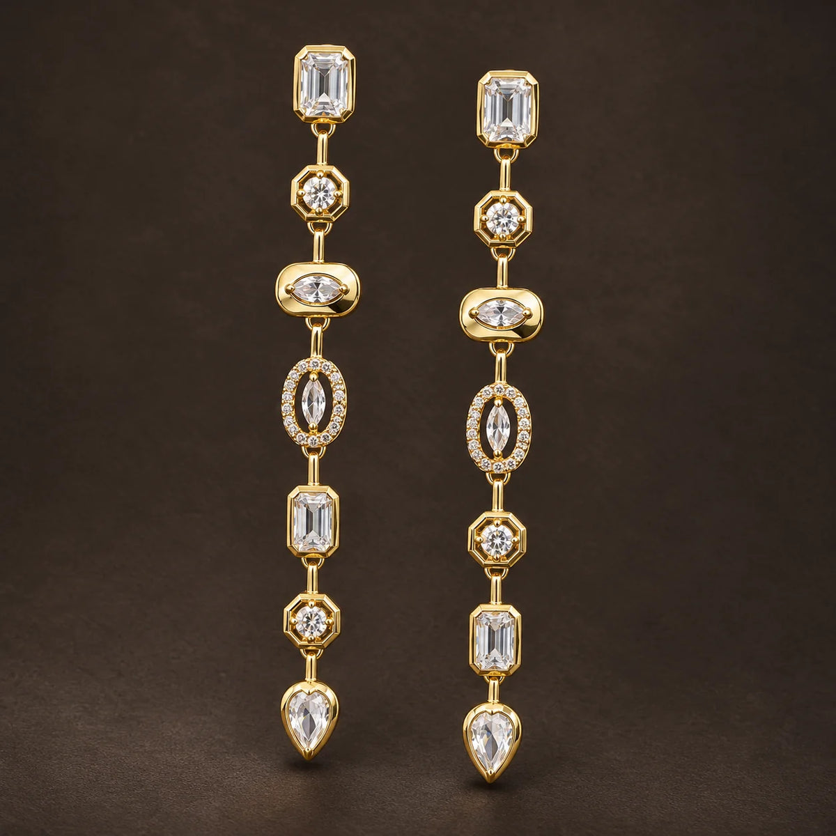 Crystal Drop Earrings
