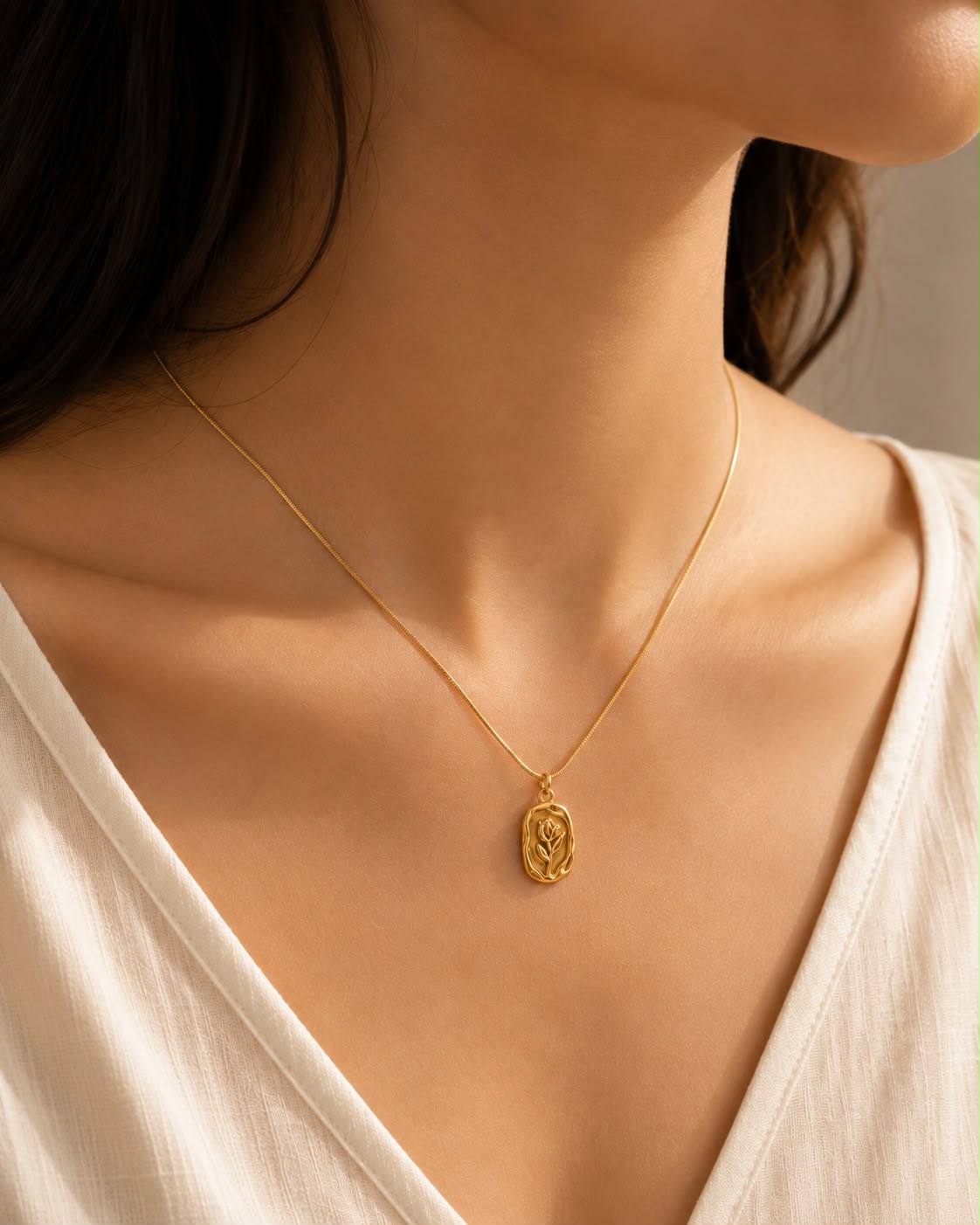 Flora Charm Necklace