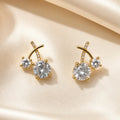 Celestial Curve Crystal Earrings