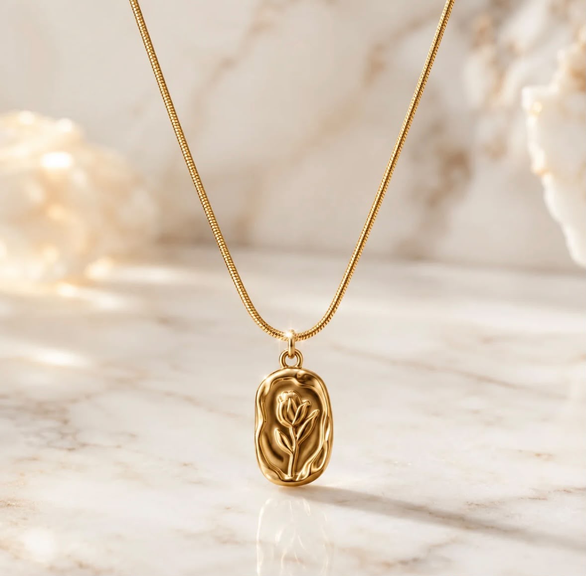 Flora Charm Necklace